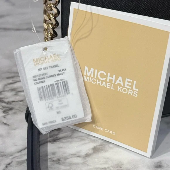 Michael Kors Jet Set Travel Dome Crossbody – Black Saffiano Leather (NWT) - Picture 10 of 11